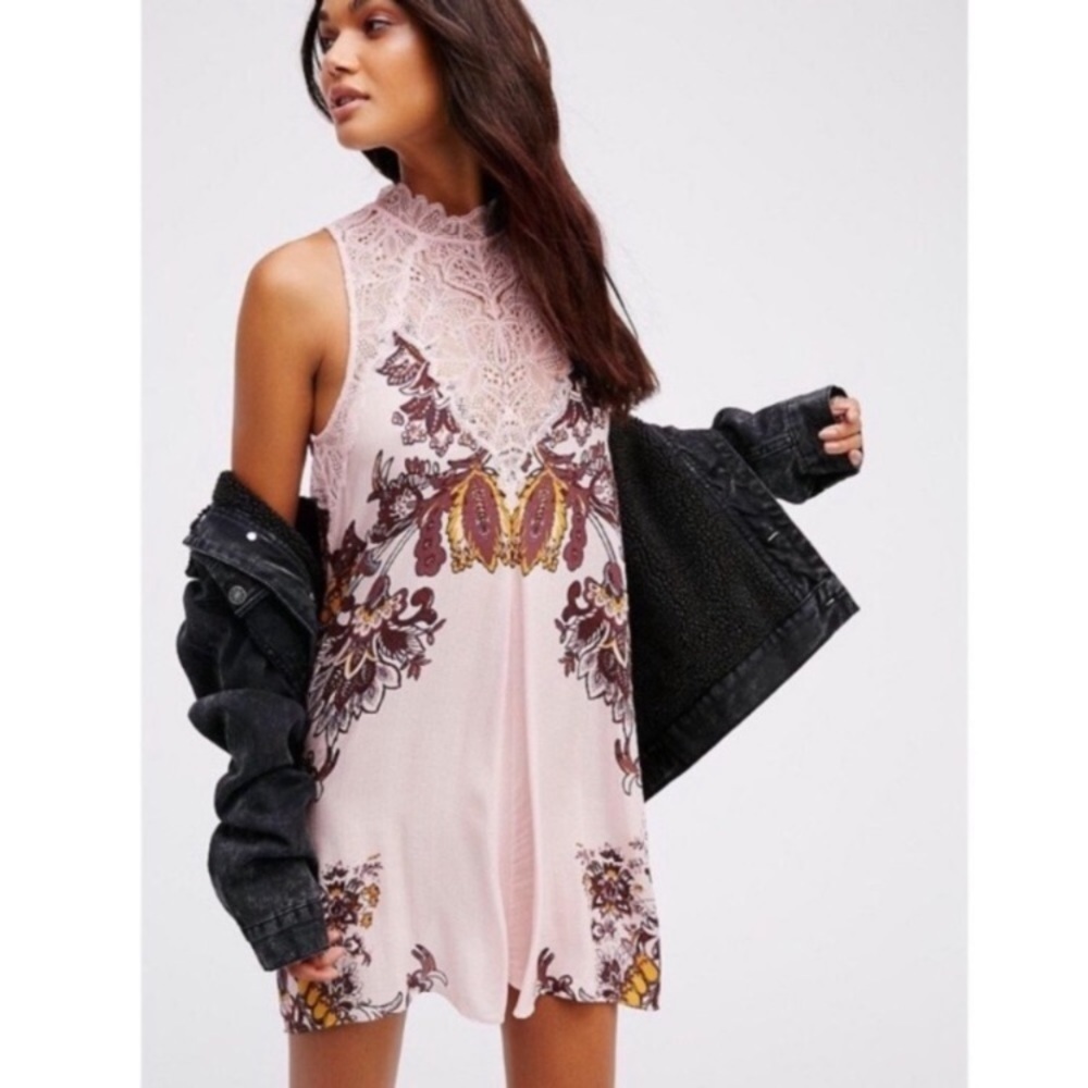 NWT Intimately Free People Marsha Blush Pink Slip Dress